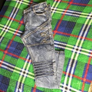 Zipper Jeans